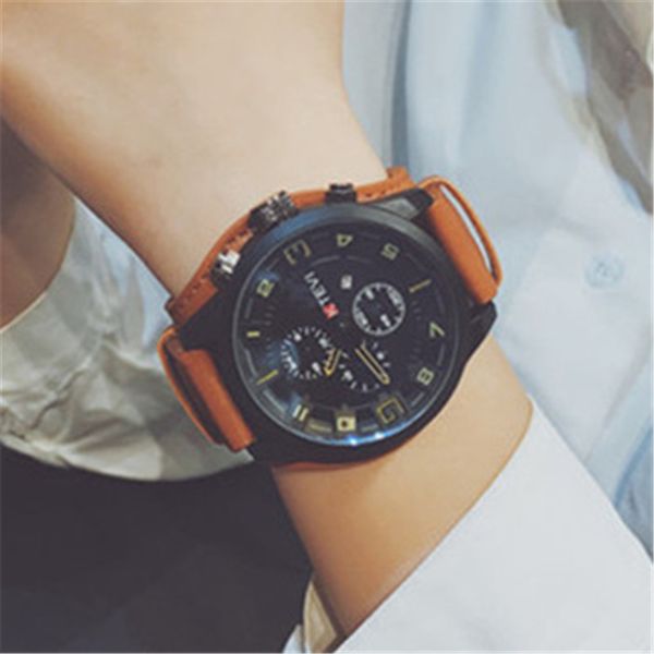 business mens watches leather strap wholesale dropship new items luxury designer watch black brown fashion male 2019 large dial wristwatches, Slivery;brown
business mens watches leather strap wholesale dropship new items luxury designer watch black brown fashion male 2019 large dial wristwatches, Slivery;brown