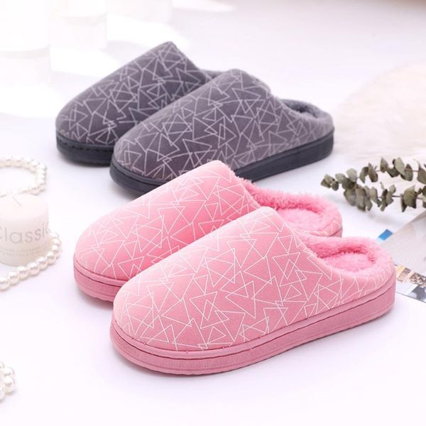 2019 slippers home women men couples geometric flock warm non-slip floor home slippers indoor shoes ladies, Black
2019 slippers home women men couples geometric flock warm non-slip floor home slippers indoor shoes ladies, Black