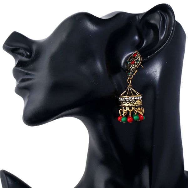 earrings retro personality prayer bell earrings new ethnic wind earrings, Golden
earrings retro personality prayer bell earrings new ethnic wind earrings, Golden