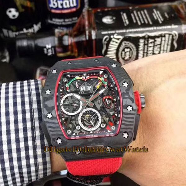 New rm 50 03 01 mclaren f1 keleton dial japan vk quartz chronograph movement rm50 03 men watch black carbon fiber ca e red nylon trap
New rm 50 03 01 mclaren f1 keleton dial japan vk quartz chronograph movement rm50 03 men watch black carbon fiber ca e red nylon trap