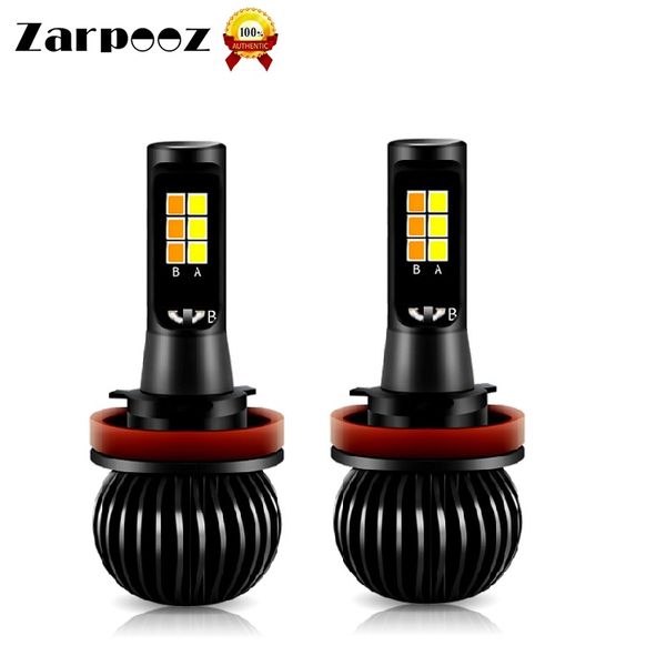 zarpooz x5 car yellow and white two-color led fog light h1 h3 h4 h7 h8 h10 h27 hb4 20w 720ml universal fog bulb 2pcs/set
zarpooz x5 car yellow and white two-color led fog light h1 h3 h4 h7 h8 h10 h27 hb4 20w 720ml universal fog bulb 2pcs/set