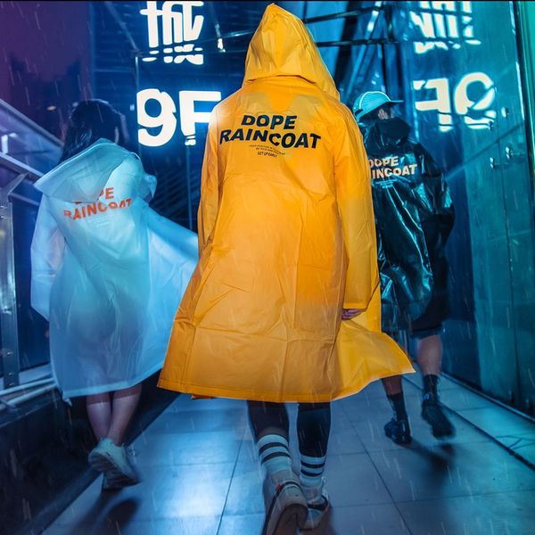 original chic brand waterproof clothing poncho siamese personality trend raincoat, Tan;black
original chic brand waterproof clothing poncho siamese personality trend raincoat, Tan;black