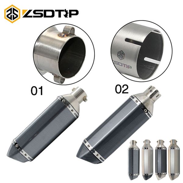 zsdtrp 51mm universal motorcycle akrapovic exhaust muffler fit most motorbike scooter atv dirt bike for cbr250 r1 r3 fz16 cb650f
zsdtrp 51mm universal motorcycle akrapovic exhaust muffler fit most motorbike scooter atv dirt bike for cbr250 r1 r3 fz16 cb650f