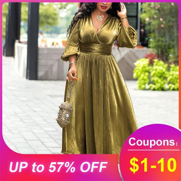 casual dresses golden glitter split v neck party dress long women high waist tunic night club lantern sleeve pleated maxi, Black;gray
casual dresses golden glitter split v neck party dress long women high waist tunic night club lantern sleeve pleated maxi, Black;gray