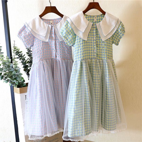 dresses for girls summer 2020 korean version lace large lapel plaid skirt childrens vestidos de verano vestidos de verano solid, Red;yellow
dresses for girls summer 2020 korean version lace large lapel plaid skirt childrens vestidos de verano vestidos de verano solid, Red;yellow