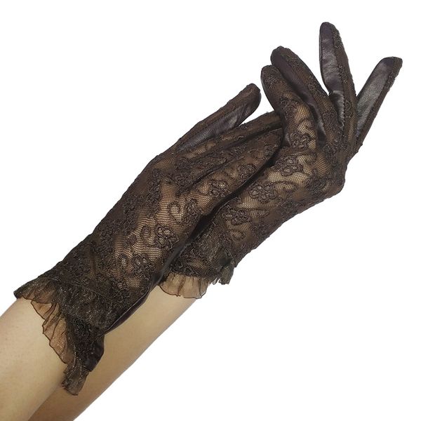 fashion-women lace gloves 2019 new spring woman ultra-thin gloves leather solid women' fashion soft sheepskin ladies, Blue;gray
fashion-women lace gloves 2019 new spring woman ultra-thin gloves leather solid women' fashion soft sheepskin ladies, Blue;gray