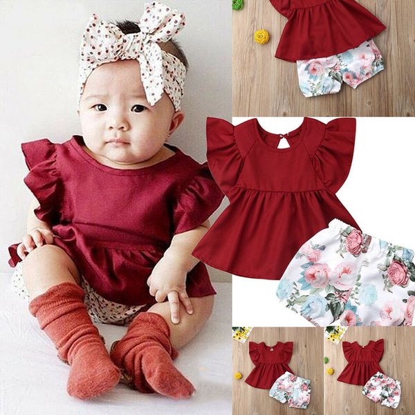 infant baby girls ruffled flower floral print shorts 2pc outfuits sets 2019 new drop shipping, White
infant baby girls ruffled flower floral print shorts 2pc outfuits sets 2019 new drop shipping, White