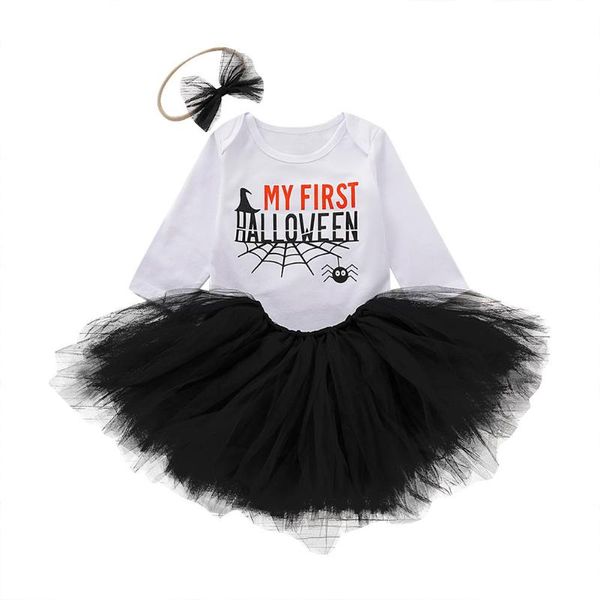 3pcs/set baby girl halloween suits print cute cotton and screen yarn spring autumn rompers and gauze skirt headwear, White
3pcs/set baby girl halloween suits print cute cotton and screen yarn spring autumn rompers and gauze skirt headwear, White