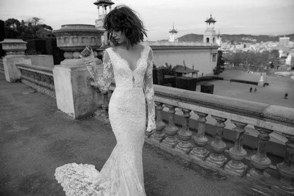 liz martinez 2020 new lace country long sleeve mermaid wedding dresses custom make v-neck full length fishtail bridal dress wd036, White
liz martinez 2020 new lace country long sleeve mermaid wedding dresses custom make v-neck full length fishtail bridal dress wd036, White