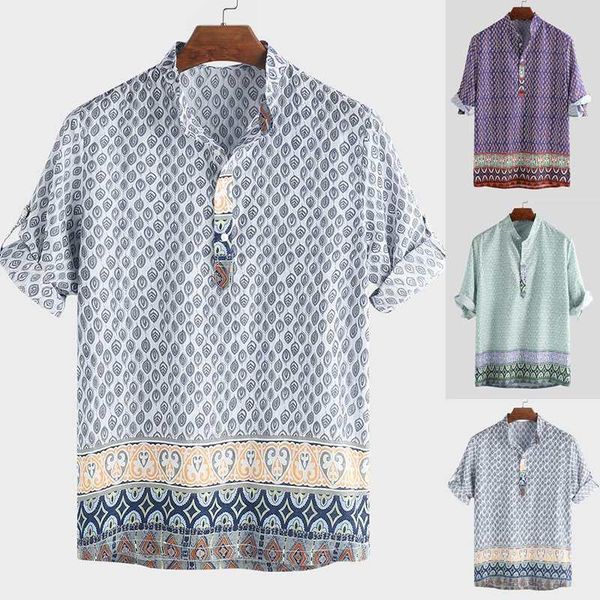 sifan 2020 ethnic style print mens shirt short sleeve stand collar loose casual summer brand hawaiian shirts men vintage camisa, White;black
sifan 2020 ethnic style print mens shirt short sleeve stand collar loose casual summer brand hawaiian shirts men vintage camisa, White;black
