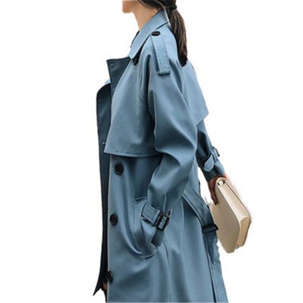 windbreaker female 2019 spring autumn new casual trench coats loose long sleeve overcoat ladies double breasted outerwear w142, Tan;black
windbreaker female 2019 spring autumn new casual trench coats loose long sleeve overcoat ladies double breasted outerwear w142, Tan;black