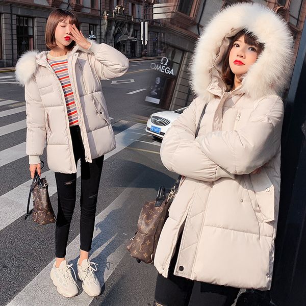 2019 new ins korean cotton padded women's short loose bf bread coat cotton padded jacket thickened coat winter trend, Black
2019 new ins korean cotton padded women's short loose bf bread coat cotton padded jacket thickened coat winter trend, Black
