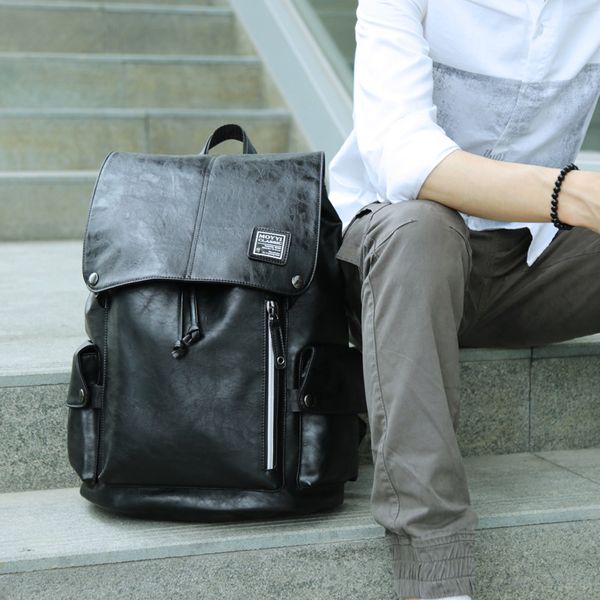 sell fashion backpack black men style double shoulder bags duffel bags pu leather school bags computer bag 42*31*17cm11
sell fashion backpack black men style double shoulder bags duffel bags pu leather school bags computer bag 42*31*17cm11