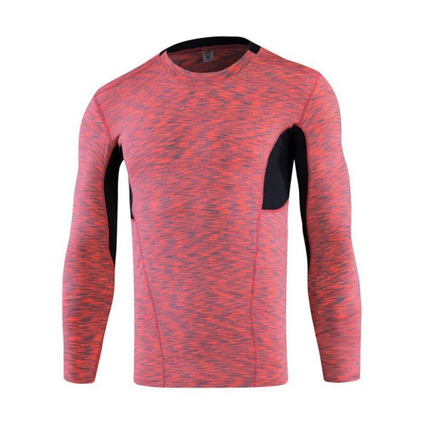 men long sleeved sports fitness tight wicking hiking t-shirt elastic compression garment for fall, Gray;blue
men long sleeved sports fitness tight wicking hiking t-shirt elastic compression garment for fall, Gray;blue