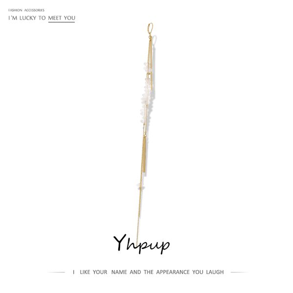 yhpup temperament geometric long tassel hoop earrings for women resin beads copper chain earrings jewelry accessories gift 2020, Golden;silver
yhpup temperament geometric long tassel hoop earrings for women resin beads copper chain earrings jewelry accessories gift 2020, Golden;silver
