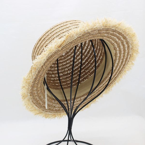 flat straw hat summer spring women's trip caps leisure pearl beach sun hats floppy wide brim beach cap, Yellow
flat straw hat summer spring women's trip caps leisure pearl beach sun hats floppy wide brim beach cap, Yellow