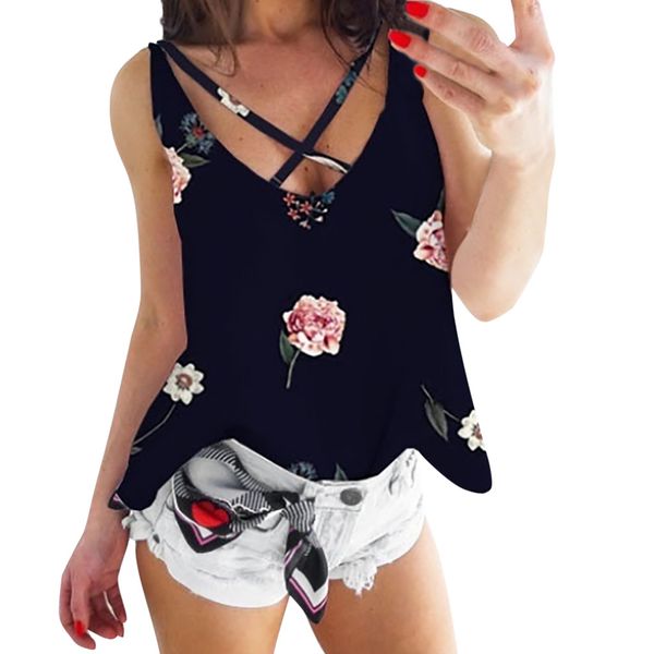 snowshine yl5 women's ladies fashion print flower v neck sleeveless blouse vest ing, White
snowshine yl5 women's ladies fashion print flower v neck sleeveless blouse vest ing, White