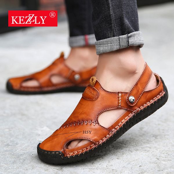 classic mens sandals summer genuine leather male beach sandals soft comfortable male outdoor beach slippers slip-on man, Black
classic mens sandals summer genuine leather male beach sandals soft comfortable male outdoor beach slippers slip-on man, Black