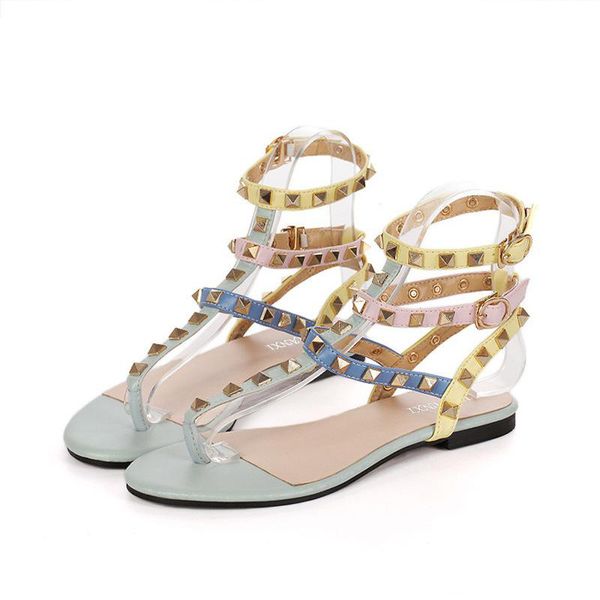 designer ladies buckles strap sandals summer style women's big size flat shoes thongs girls white/black/green sandals
designer ladies buckles strap sandals summer style women's big size flat shoes thongs girls white/black/green sandals