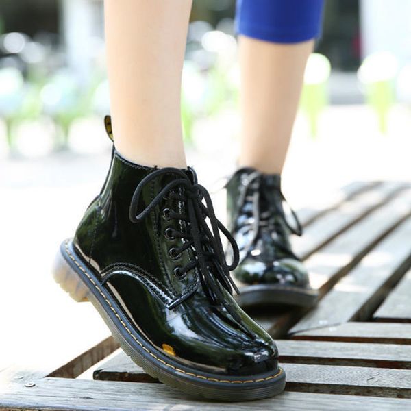 cootelili plus size botas patent leather boots women school style lace up shoes for girls red black motorcycle ankle bootsm 40
cootelili plus size botas patent leather boots women school style lace up shoes for girls red black motorcycle ankle bootsm 40