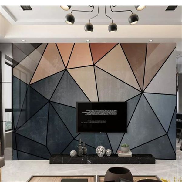 mural wall papers home decor custom wallpapermicro-carved triangle modern minimalist nordic geometric background wall paper
mural wall papers home decor custom wallpapermicro-carved triangle modern minimalist nordic geometric background wall paper