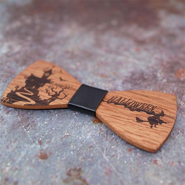 halloween handmade wooden bow tie children's bow tie wood to send the box boys and girls party, Black;gray
halloween handmade wooden bow tie children's bow tie wood to send the box boys and girls party, Black;gray