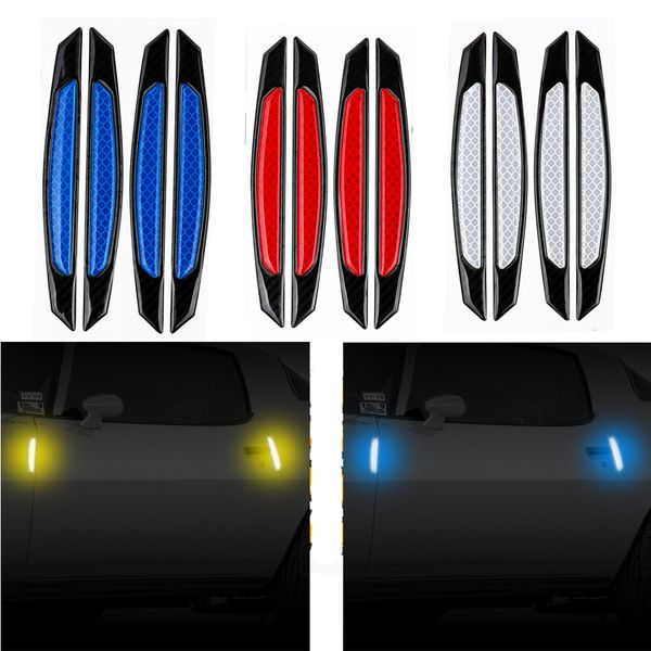 4 pieces/pack warning safety mark car reflective strip anti-collision car door bumper sticker auto side anti-scratch strip
4 pieces/pack warning safety mark car reflective strip anti-collision car door bumper sticker auto side anti-scratch strip