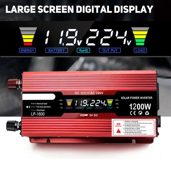 solar car power inverter dc12v to ac220v voltagetransformer power inverter automotive converter source adapter led display
solar car power inverter dc12v to ac220v voltagetransformer power inverter automotive converter source adapter led display