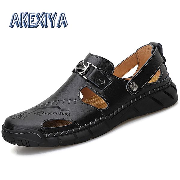 2020 new summer men's sandals fashion outdoor man beach slippers quality leather mens beach sandals comfortable soft men, Black
2020 new summer men's sandals fashion outdoor man beach slippers quality leather mens beach sandals comfortable soft men, Black