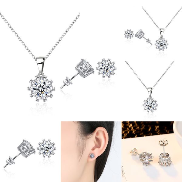 ear pendant nail paper set heart arrow stone necklace crown wedding engagement jewelry set for women sumptuous jewelry eternity delicate, Silver
ear pendant nail paper set heart arrow stone necklace crown wedding engagement jewelry set for women sumptuous jewelry eternity delicate, Silver