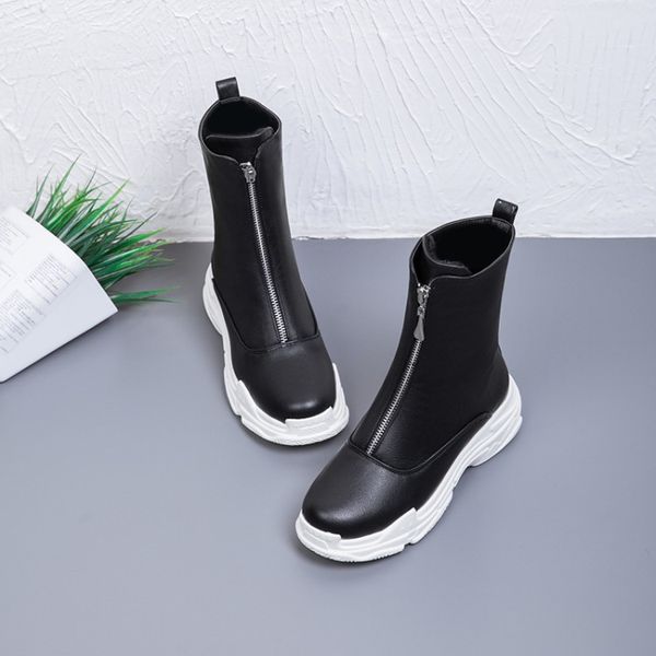 oversized -15 boots women shoes ankle boots for women ladies front zipper for muffin bottom, Black
oversized -15 boots women shoes ankle boots for women ladies front zipper for muffin bottom, Black