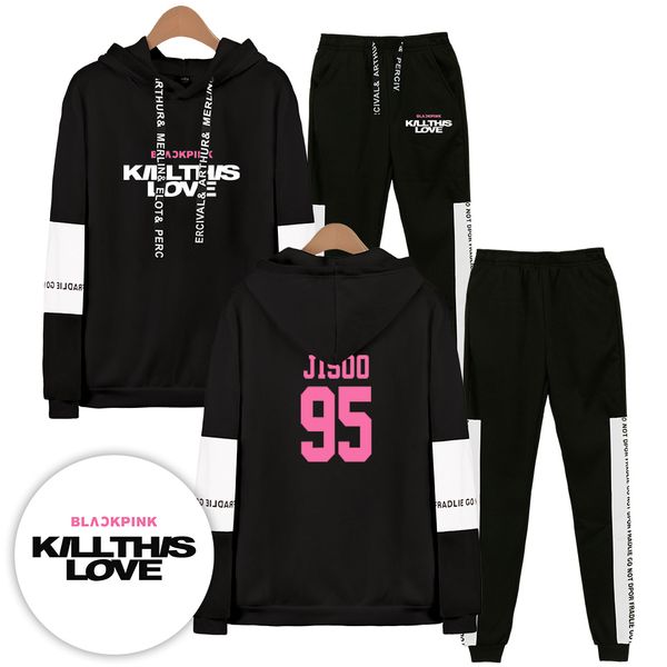 vagrovsy kpop blackpink killthislove latest album hoodie set women men sweatshirt+sweatpant 2 pieces set blackpink kpop suits, Black
vagrovsy kpop blackpink killthislove latest album hoodie set women men sweatshirt+sweatpant 2 pieces set blackpink kpop suits, Black