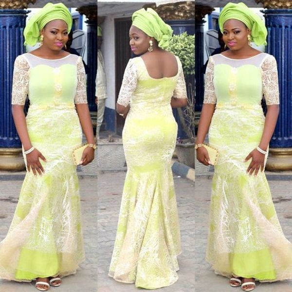 bright color aso ebi evening gowns mermaid appliques half sleeves o-neck floor length blush african prom party dresses, Black;red
bright color aso ebi evening gowns mermaid appliques half sleeves o-neck floor length blush african prom party dresses, Black;red