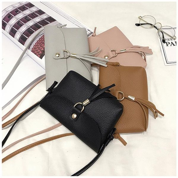 fashion ladies mini messenger bag tassel shoulder bag mobile phone solid color small square y404
fashion ladies mini messenger bag tassel shoulder bag mobile phone solid color small square y404