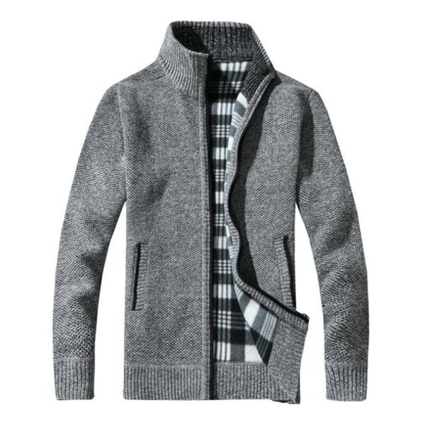 winter mens zip up sweatercoat thermal knitted coats plaid insulated fleece warm lined knitted cardigan jumper outwear men, White;black
winter mens zip up sweatercoat thermal knitted coats plaid insulated fleece warm lined knitted cardigan jumper outwear men, White;black