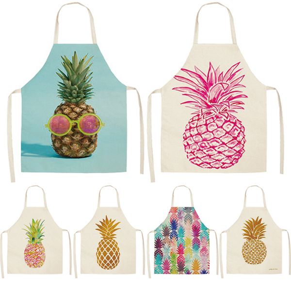 1pcs pineapple pattern kitchen aprons for women cotton linen bibs household cleaning tools home cooking apron
1pcs pineapple pattern kitchen aprons for women cotton linen bibs household cleaning tools home cooking apron