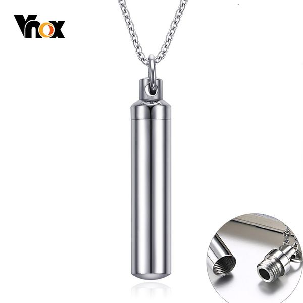 vnox cremation keepsake urn pendants for women men glossy stainelss steel hollow point necklace never fade jewelry, Silver
vnox cremation keepsake urn pendants for women men glossy stainelss steel hollow point necklace never fade jewelry, Silver