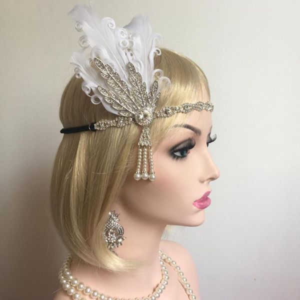wedding accessories 1920's bridal headband flapper bridesmaid girls headpiece great gatsby feather beaded charleston costume
wedding accessories 1920's bridal headband flapper bridesmaid girls headpiece great gatsby feather beaded charleston costume