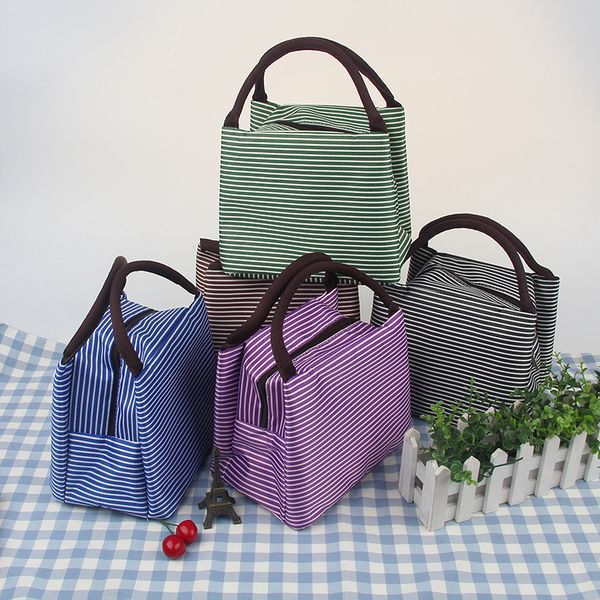 stylish strip lunch bags ice packs isothermic bags waterproof carry bag thickened picnic handbags for family picnic
stylish strip lunch bags ice packs isothermic bags waterproof carry bag thickened picnic handbags for family picnic