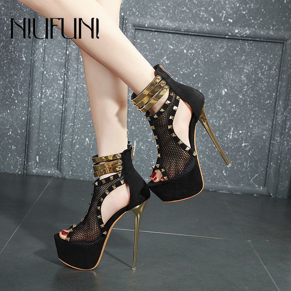 gladiator peep toe mesh women's sandals rivets platform high heels back zipper stiletto niufuni new roman shoes for women t200529, Black
gladiator peep toe mesh women's sandals rivets platform high heels back zipper stiletto niufuni new roman shoes for women t200529, Black