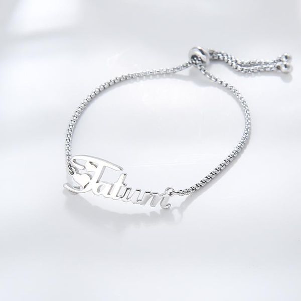 personalized name chain bracelet women's adjustable stainless steel custom bracelet jewelry gift for women's wedding gift, Golden;silver
personalized name chain bracelet women's adjustable stainless steel custom bracelet jewelry gift for women's wedding gift, Golden;silver