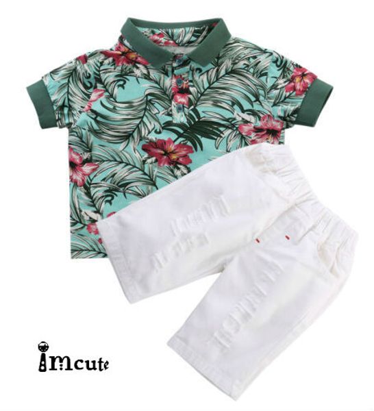 2019 new latest summer fashion 2pcs toddler kids baby boy flower short sleeve t-shirt shorts outfits clothing set, White
2019 new latest summer fashion 2pcs toddler kids baby boy flower short sleeve t-shirt shorts outfits clothing set, White