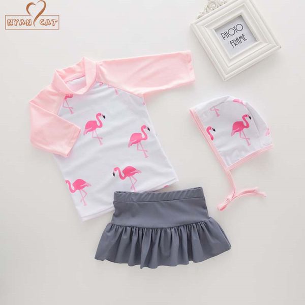 flamingo baby girl swimwear pink white 3 pcs sweet swimwear kids sunscreen swimming suit children bathing suit quick drying
flamingo baby girl swimwear pink white 3 pcs sweet swimwear kids sunscreen swimming suit children bathing suit quick drying