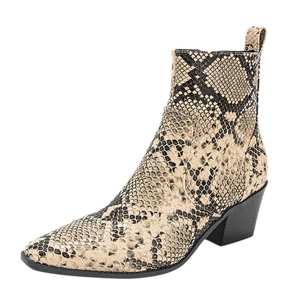 snakeskin winter boots new fashion ladies short boots snake grain zipper high heel booties large size ankle for women, Black
snakeskin winter boots new fashion ladies short boots snake grain zipper high heel booties large size ankle for women, Black