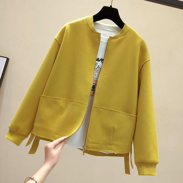 women's jackets 2021 spring autumn summer baseball clothing thin section female jacket korean students harajuku loose bf hip hop coat a, Black;brown
women's jackets 2021 spring autumn summer baseball clothing thin section female jacket korean students harajuku loose bf hip hop coat a, Black;brown