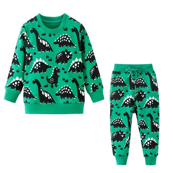 jumping meters long sleeve dinosaurs baby clothing sets for boys girls autumn winter outwear outfits cotton fashion boys suits, White
jumping meters long sleeve dinosaurs baby clothing sets for boys girls autumn winter outwear outfits cotton fashion boys suits, White