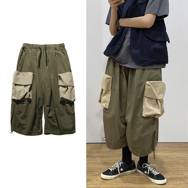 men's pants 2021 streetwear style wide leg cargo baggy gym trousers loose casual hip hop jogger sweatpants m-2xl, Black
men's pants 2021 streetwear style wide leg cargo baggy gym trousers loose casual hip hop jogger sweatpants m-2xl, Black