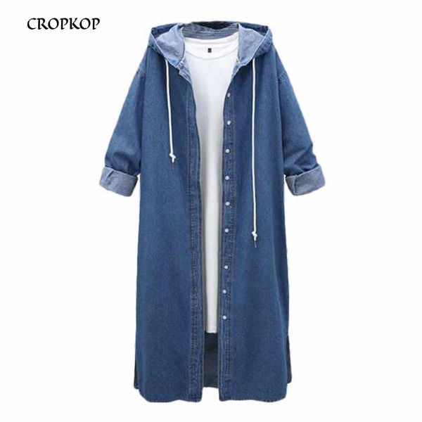 female hooded denim long trench coats long sleeve warm x-long windbreaker large size autumn winter overcoats clothing feminino, Tan;black
female hooded denim long trench coats long sleeve warm x-long windbreaker large size autumn winter overcoats clothing feminino, Tan;black