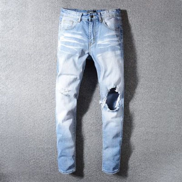 men jeans men's designer brand black jeans: tight, broken, elastic, slim, straight tube jeans 2020 new, Blue
men jeans men's designer brand black jeans: tight, broken, elastic, slim, straight tube jeans 2020 new, Blue