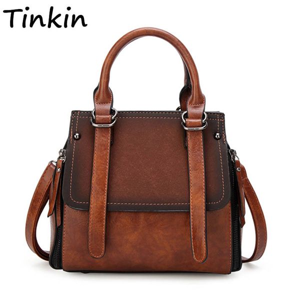 tinkin pu leather women handbag vintage tote bag panelled stone women shoulder bag messenger bag t200509
tinkin pu leather women handbag vintage tote bag panelled stone women shoulder bag messenger bag t200509
